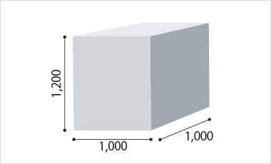 W1,000×D1,100×H1,200